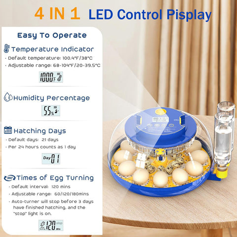 Jkwiwe dual-tray design for multi-species incubation at home or classroom.