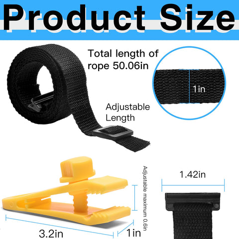 Jkwiwe solar cover strap provides durable, adjustable attachment