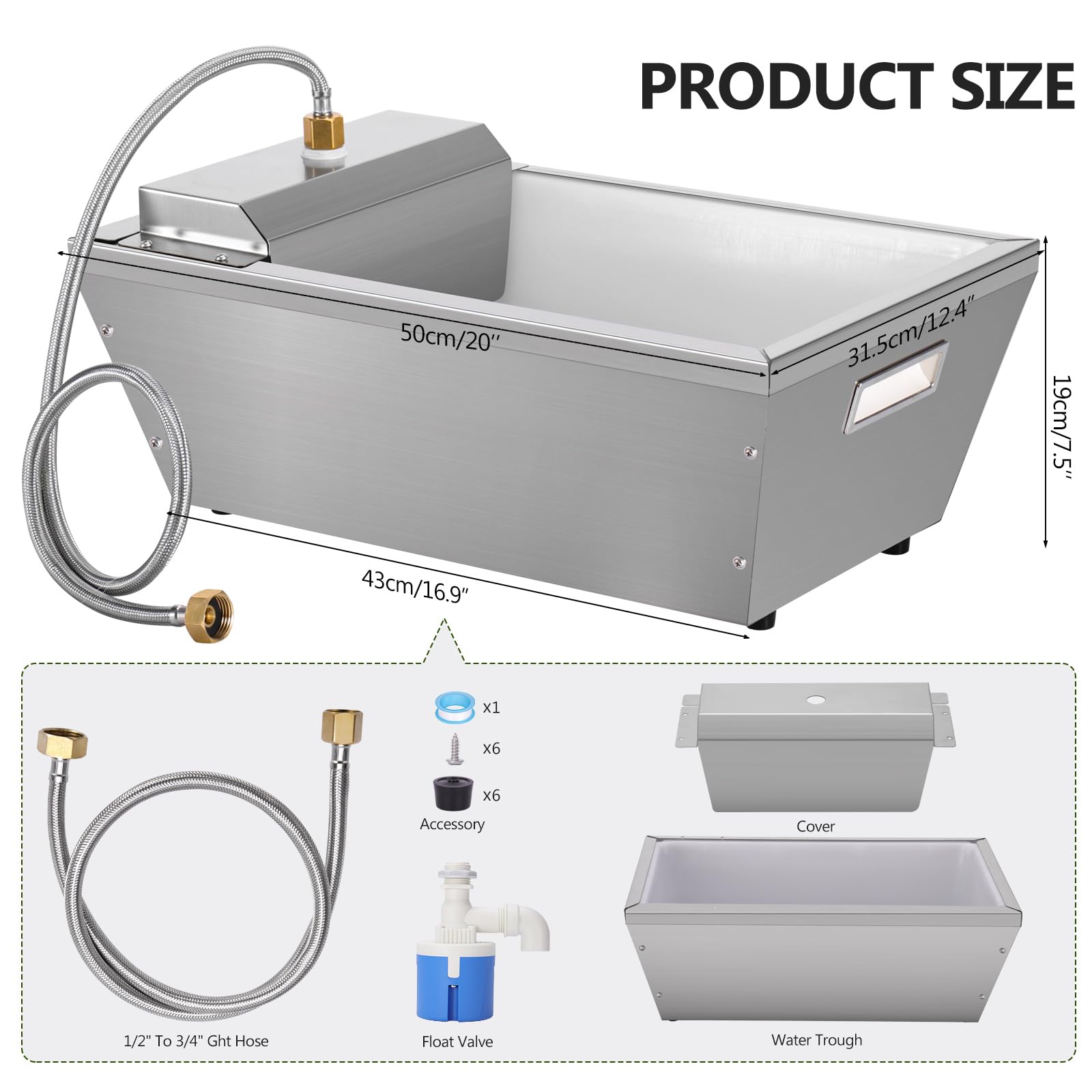JLUHYANN non-slip base prevents tipping during feeding.