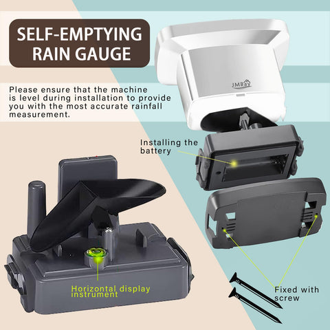 JMBay remote weather station displays indoor and outdoor temperatures at a glance
