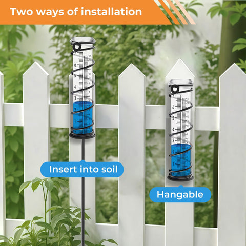 JMBay easy-assembly rain gauge quick to install