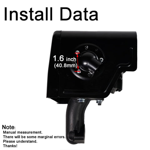 JMCHstore muffler deflector mounting holes shown for versatile installation