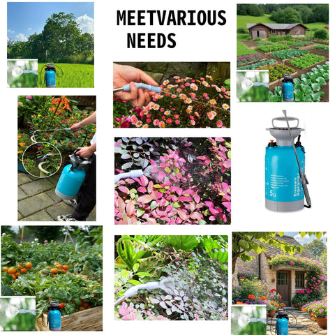 Versatile sprayer for watering, weed control, and lawn care