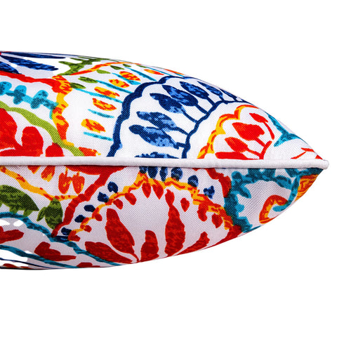 JMGBird easy-care outdoor pillow stays fresh with spot cleaning