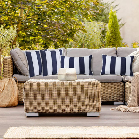 Easy-care JMGBird pillows for quick cleaning after outdoor gatherings.