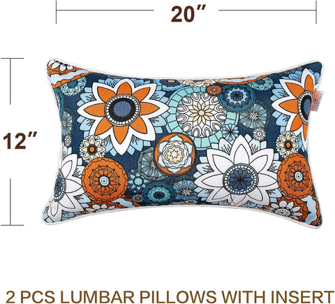 JMGBird easy care machine washable pillow for outdoors