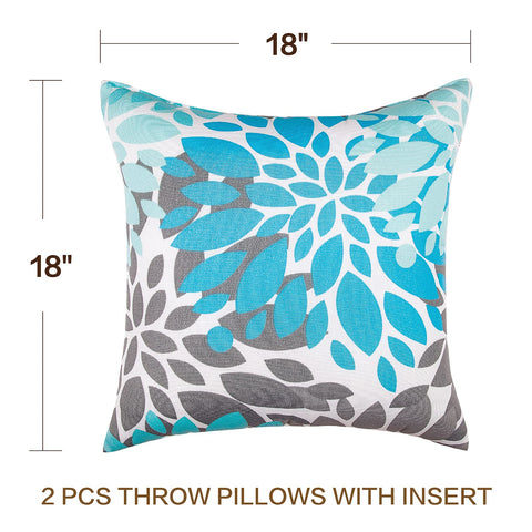 JMGBird pillow inserts provide plush comfort for immediate lounging outdoors