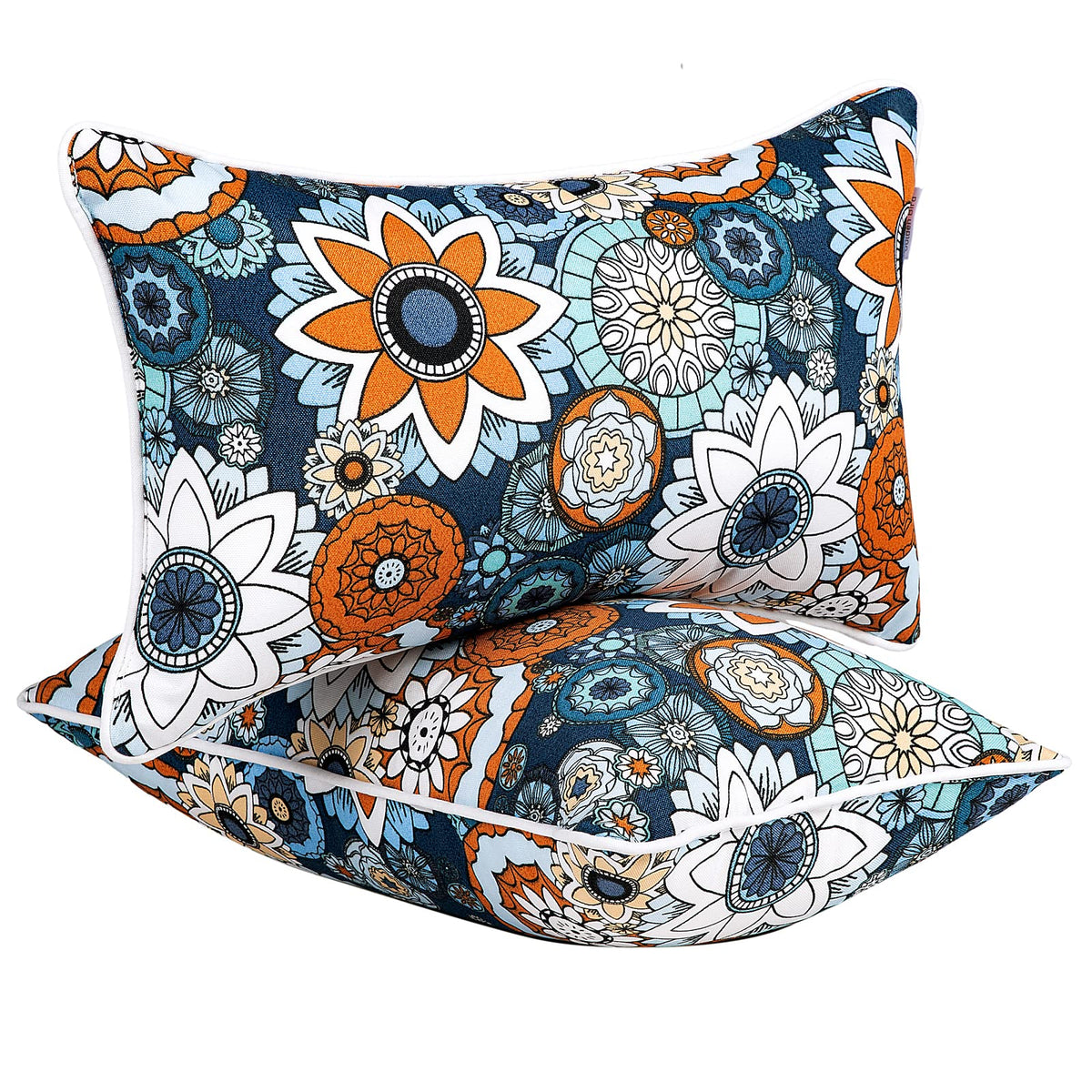 JMGBird outdoor 12x20 pillow with insert, ready for patio seating