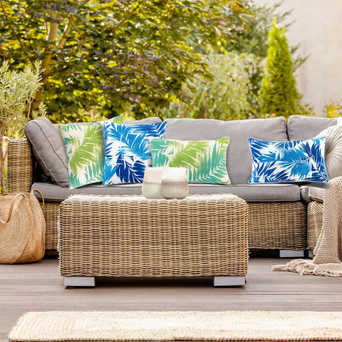 JMGBird two-pack pillows fit patios and living spaces.