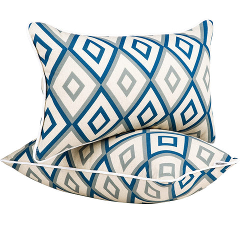 JMGBird water-repellent outdoor lumbar pillow with inserts for patio seating