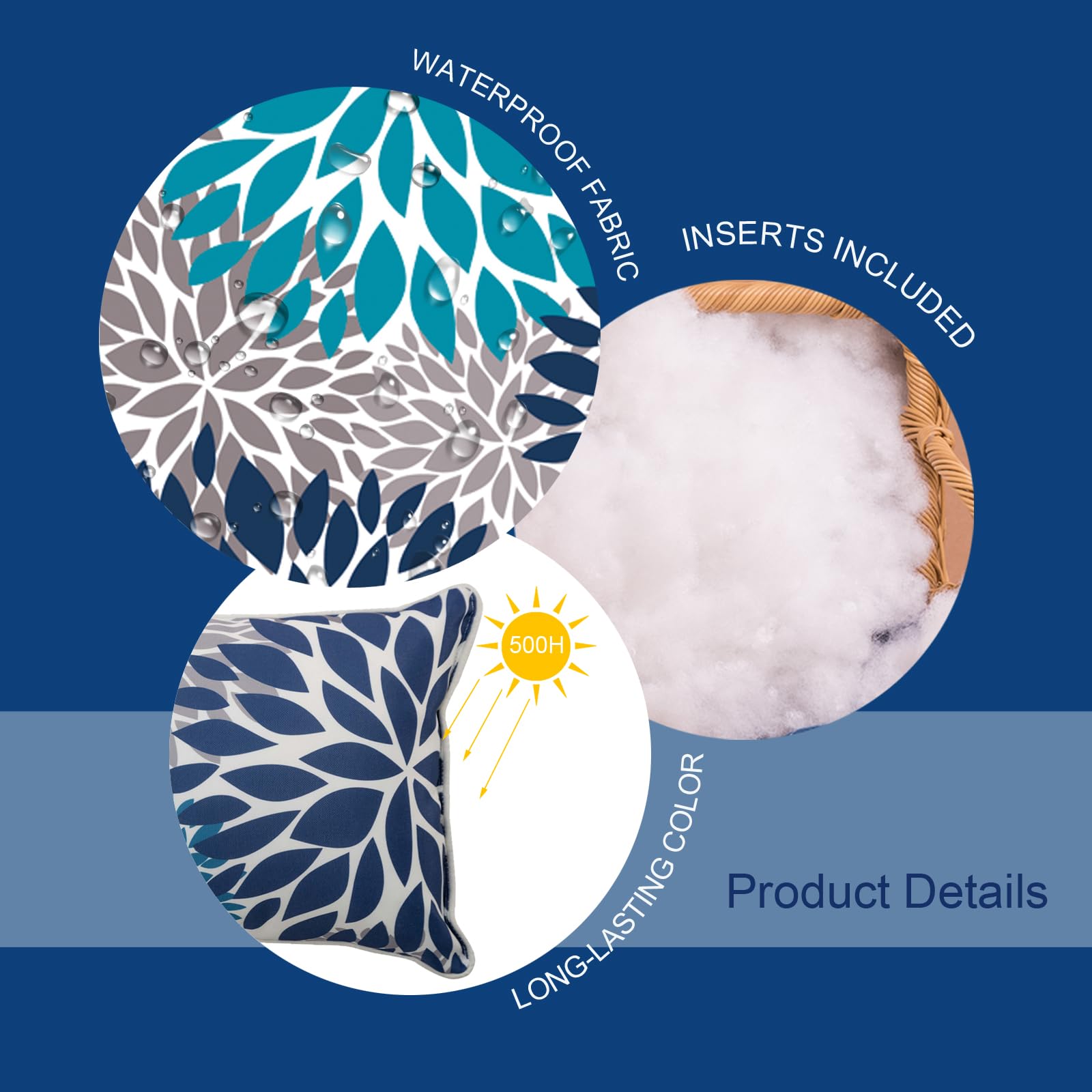 JMKaixin lumbar pillow inner fill of soft PP cotton for plush support.