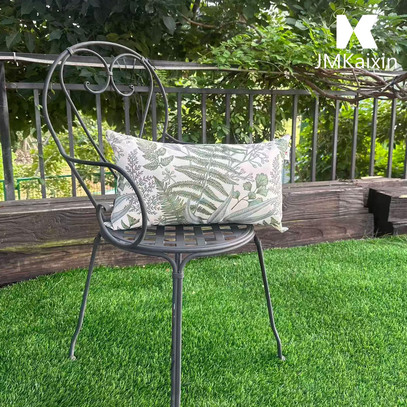 JMKaixin lumbar pillow retro-design adds stylish touch to furniture.