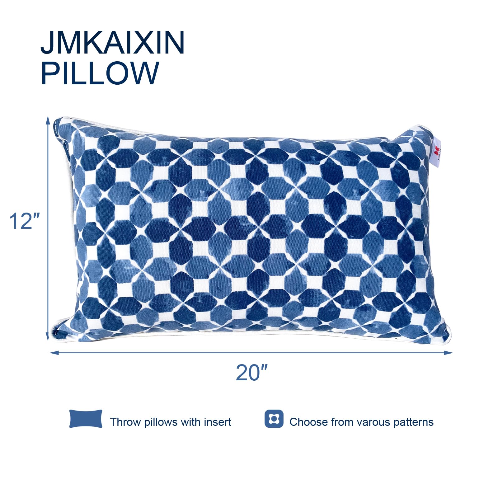 JMKaixin versatile cushion suitable for patios, lounges, and balconies.