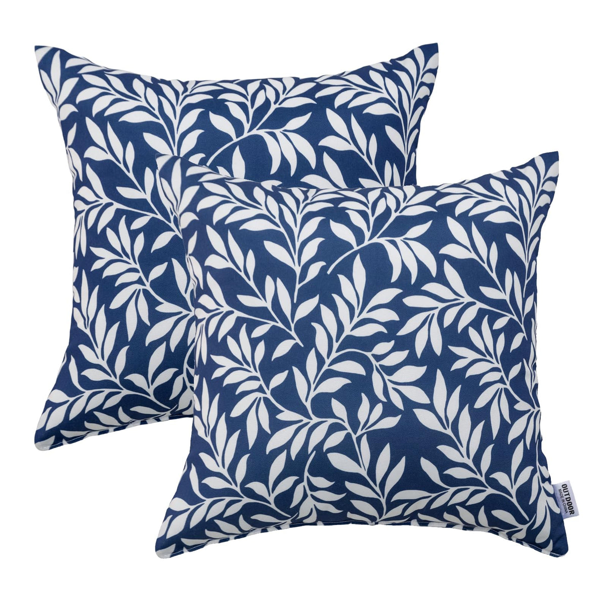 JMKaixin outdoor pillows 2-pack 18x18 inches expanded for plush outdoor comfort.