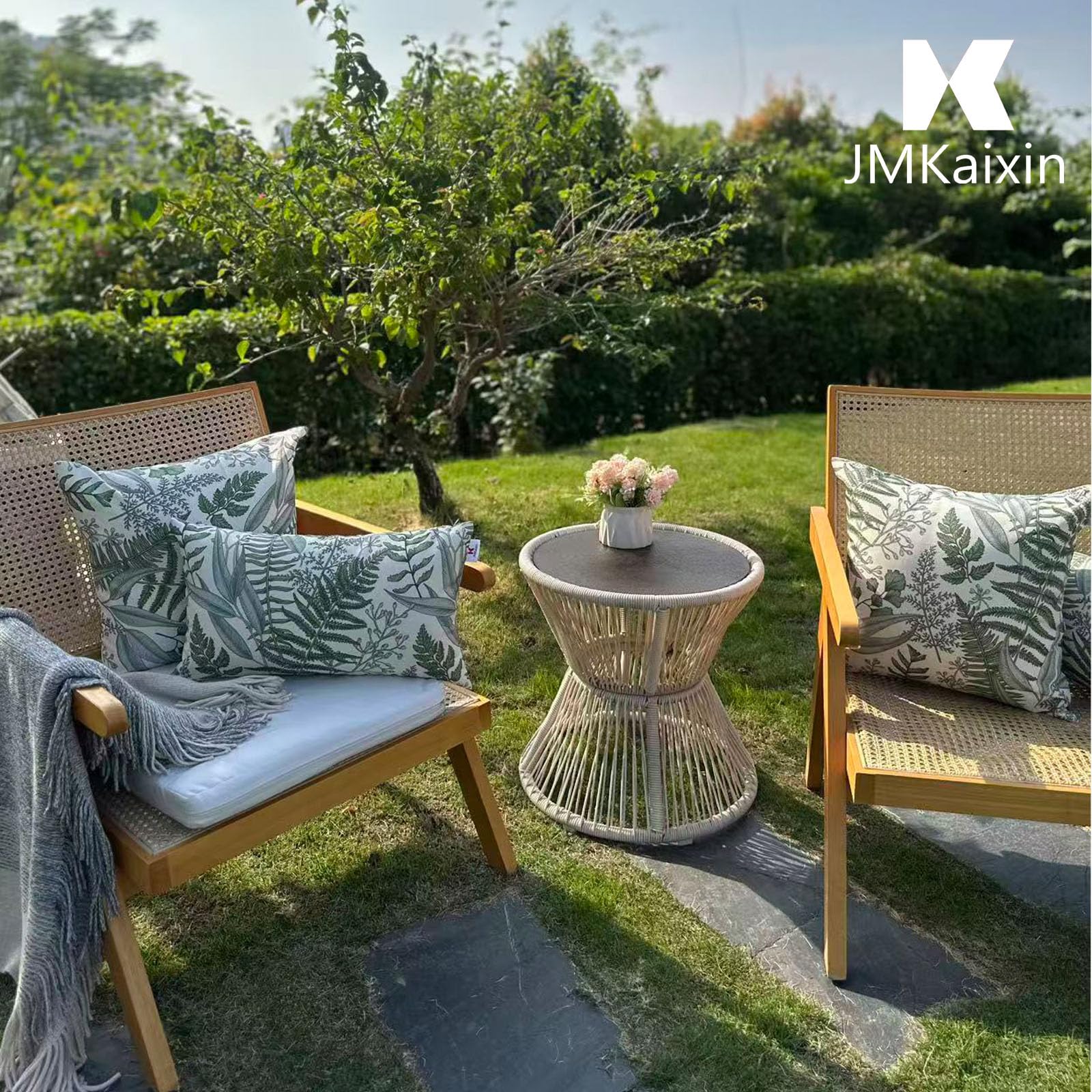 JMKaixin weather-resistant pillowcase suitable for sun and rain.