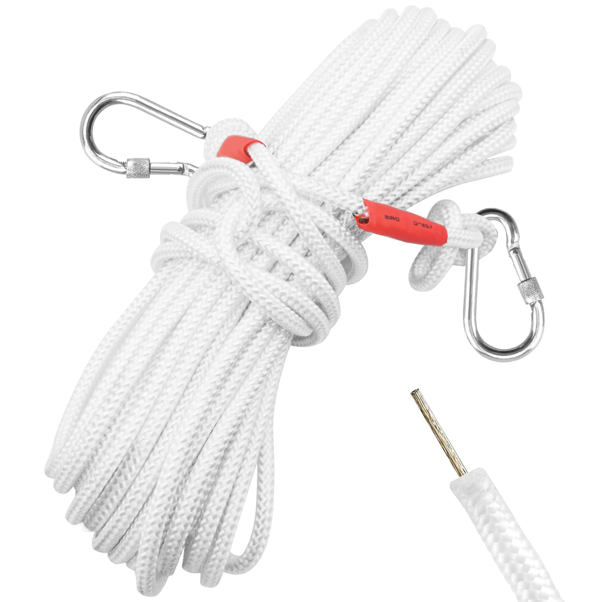 Jmlwlzx flag pole rope with steel core for durable outdoor performance