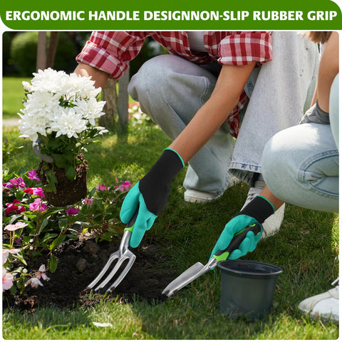 JMOO gardening tools gift idea for enthusiasts, moms, or dads who love plants.