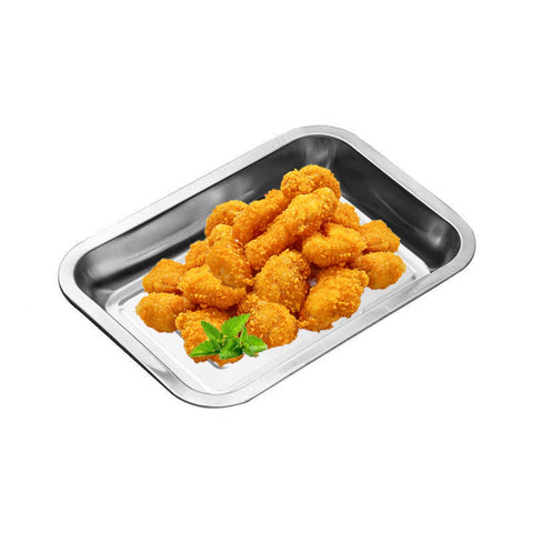 JMUSTTBO breading trays in use marinating chicken and other proteins