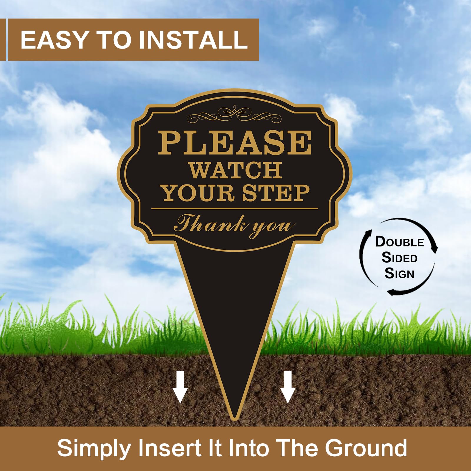 JMXINHANG uv-printed fade-resistant sign maintains legibility under sun.