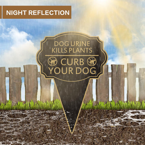 JMXINHANG yard marker helps curb pet behavior in your garden.