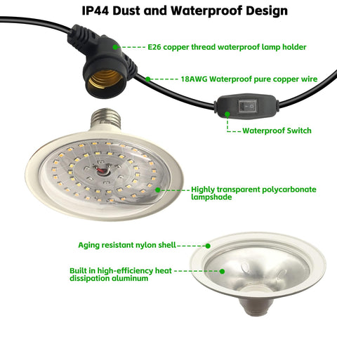 JMXULONG full-spectrum LED with 660nm red and warm white for plant growth.