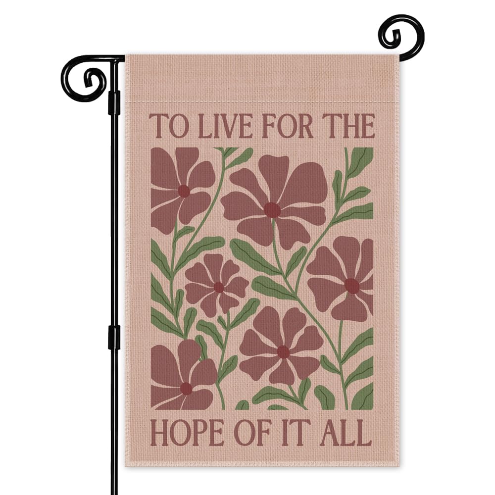 JMYROG garden flag double-sided design for outdoor display.