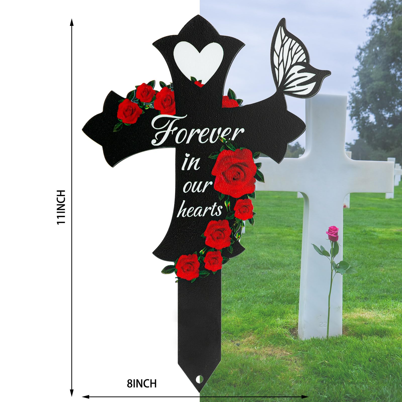 JMZYJZH outdoor grave marker placement fits gardens and cemeteries