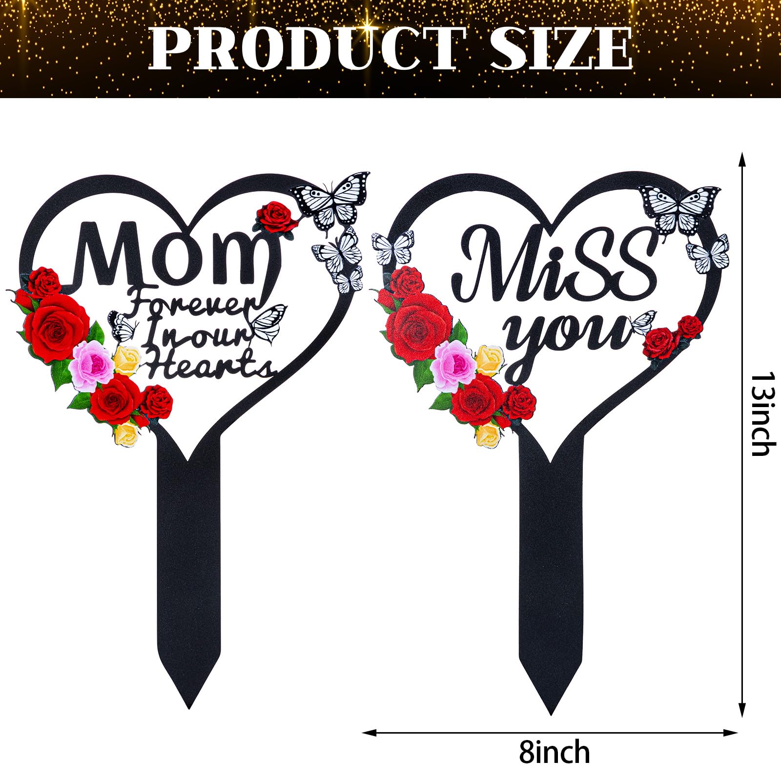 JMZYJZH versatile grave decor suitable for gardens and cemeteries.