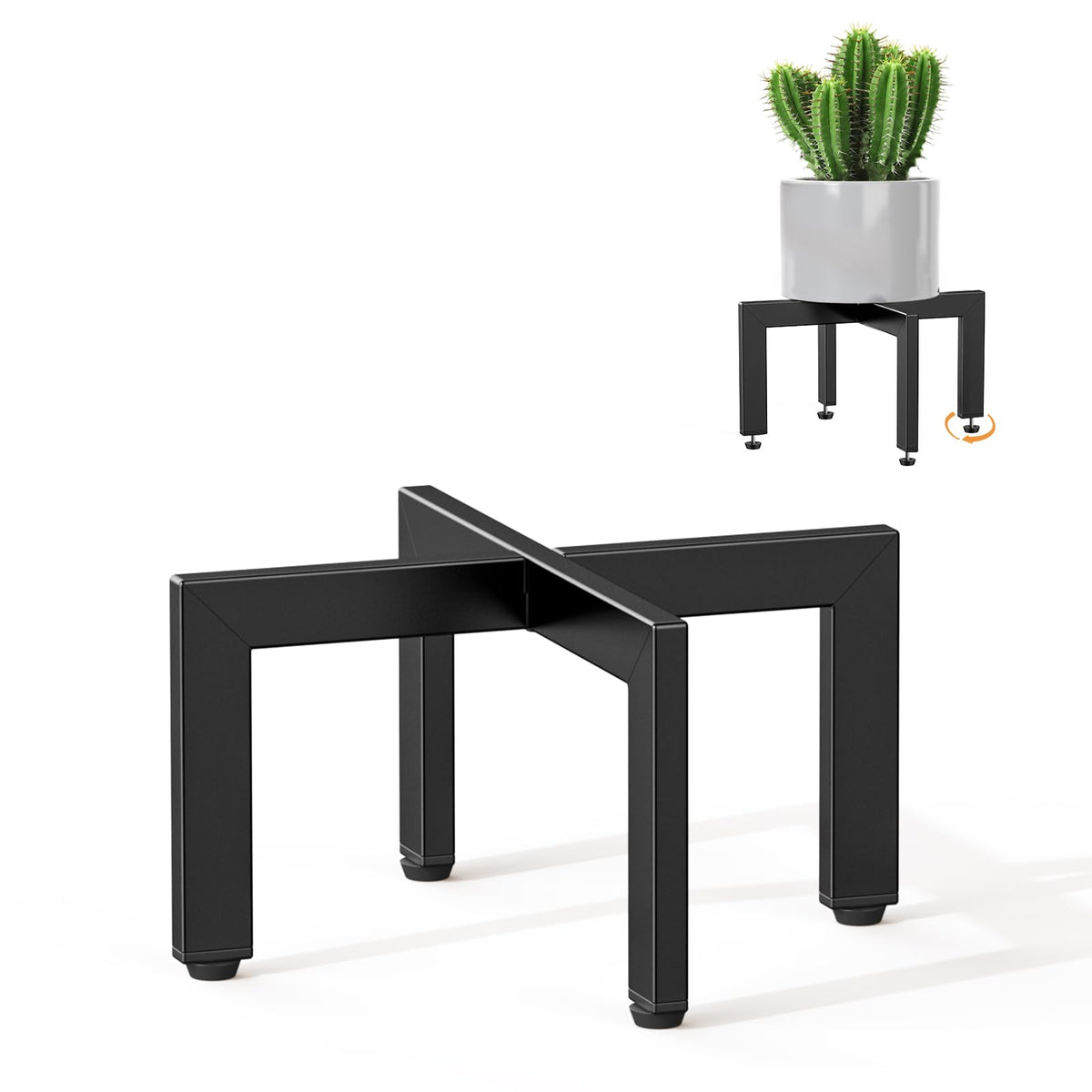 JND adjustable plant stand with leveling feet offering stable placement on uneven surfaces