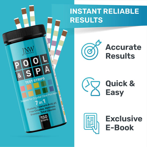 JNW Direct free e-book included with pool test kit