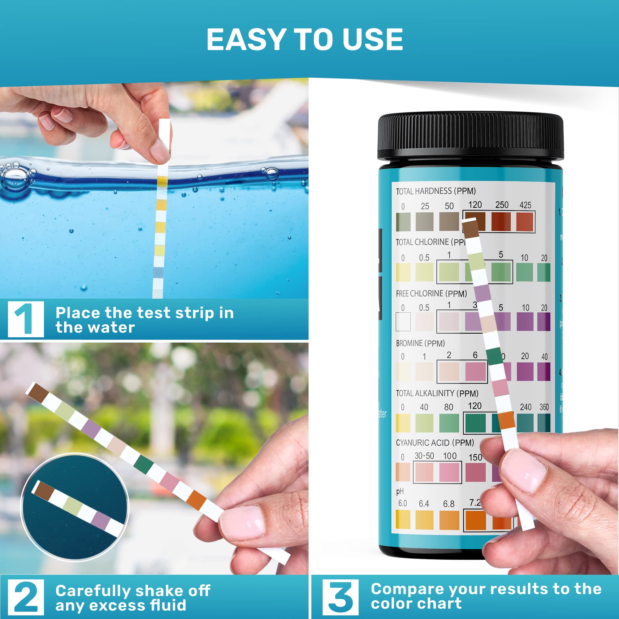 JNW Direct free eBook enhances understanding of pool testing tips.