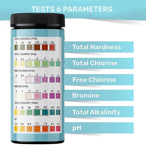 JNW Direct water test kit aids routine maintenance for clean spa water.