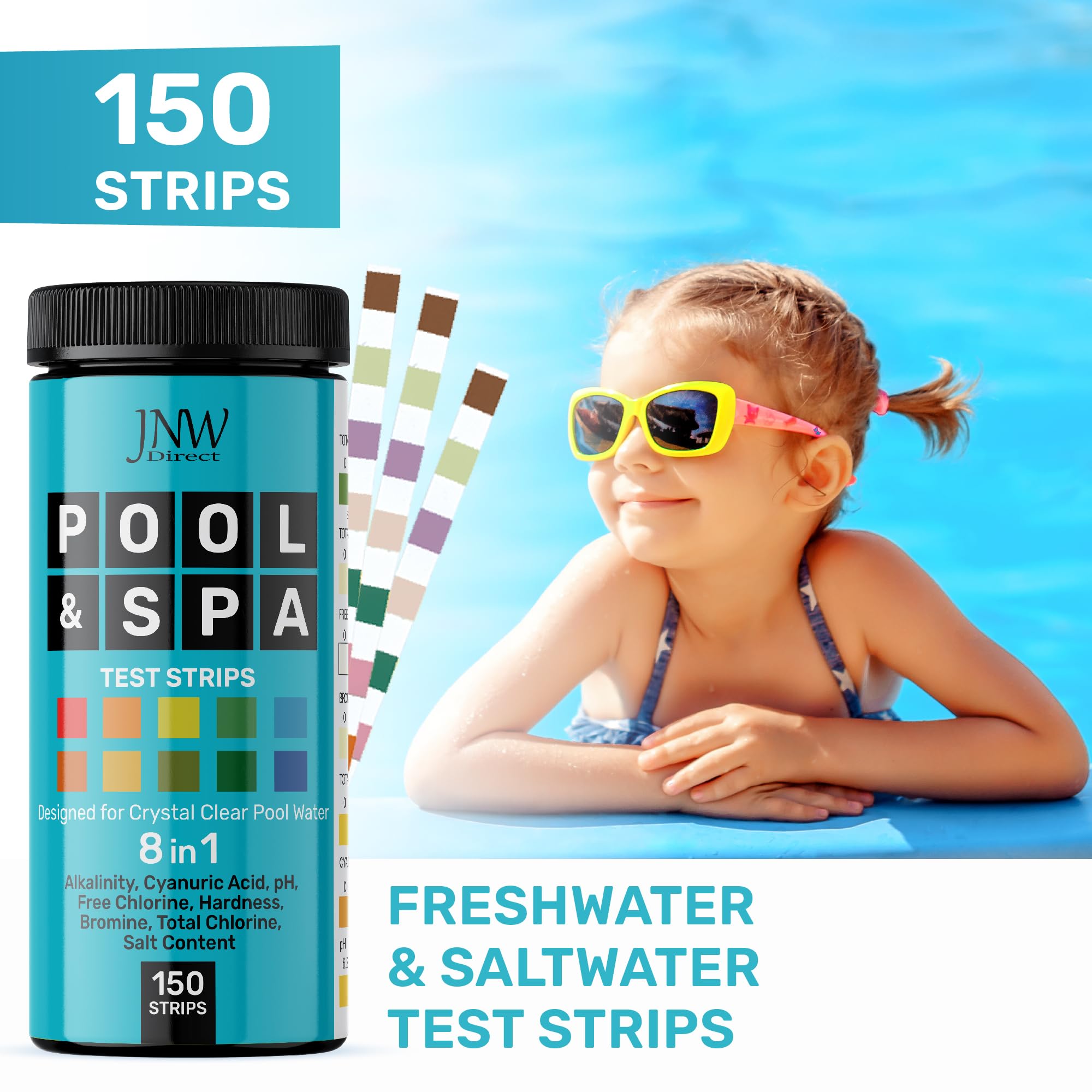JNW Direct color chart close-up for fast, easy readings