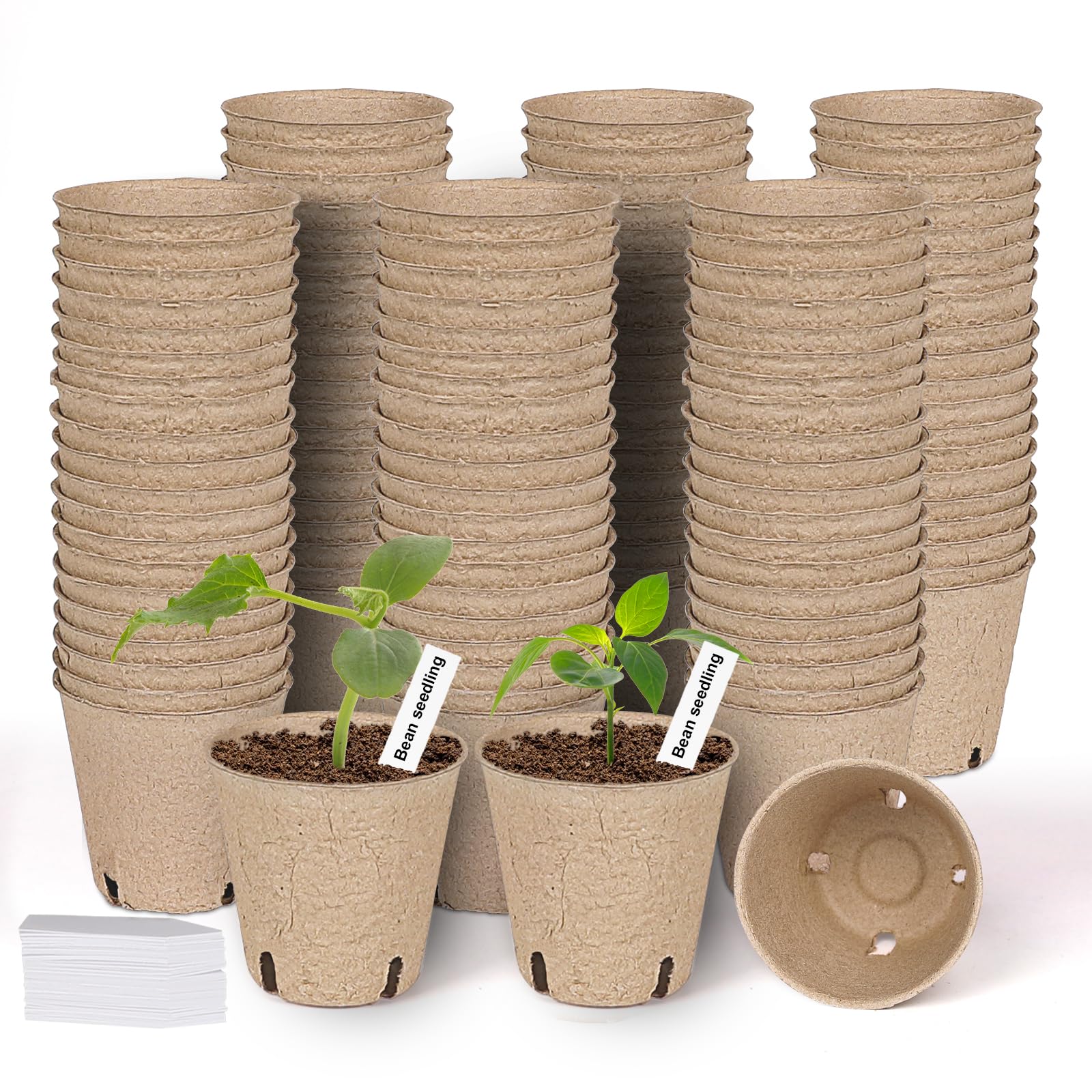 JNYONG peat pots 3.15 inch pack ready for seedling setup.