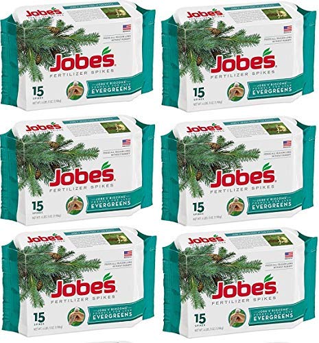 Jobes 01611 evergreen fertilizer spikes ready for dripline placement to support root growth
