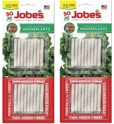 Jobe's Organics 5001T houseplant spikes pack ready for simple root feeding.