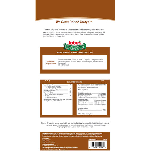 Back-of-bag label notes organic, OMRI-listed status
