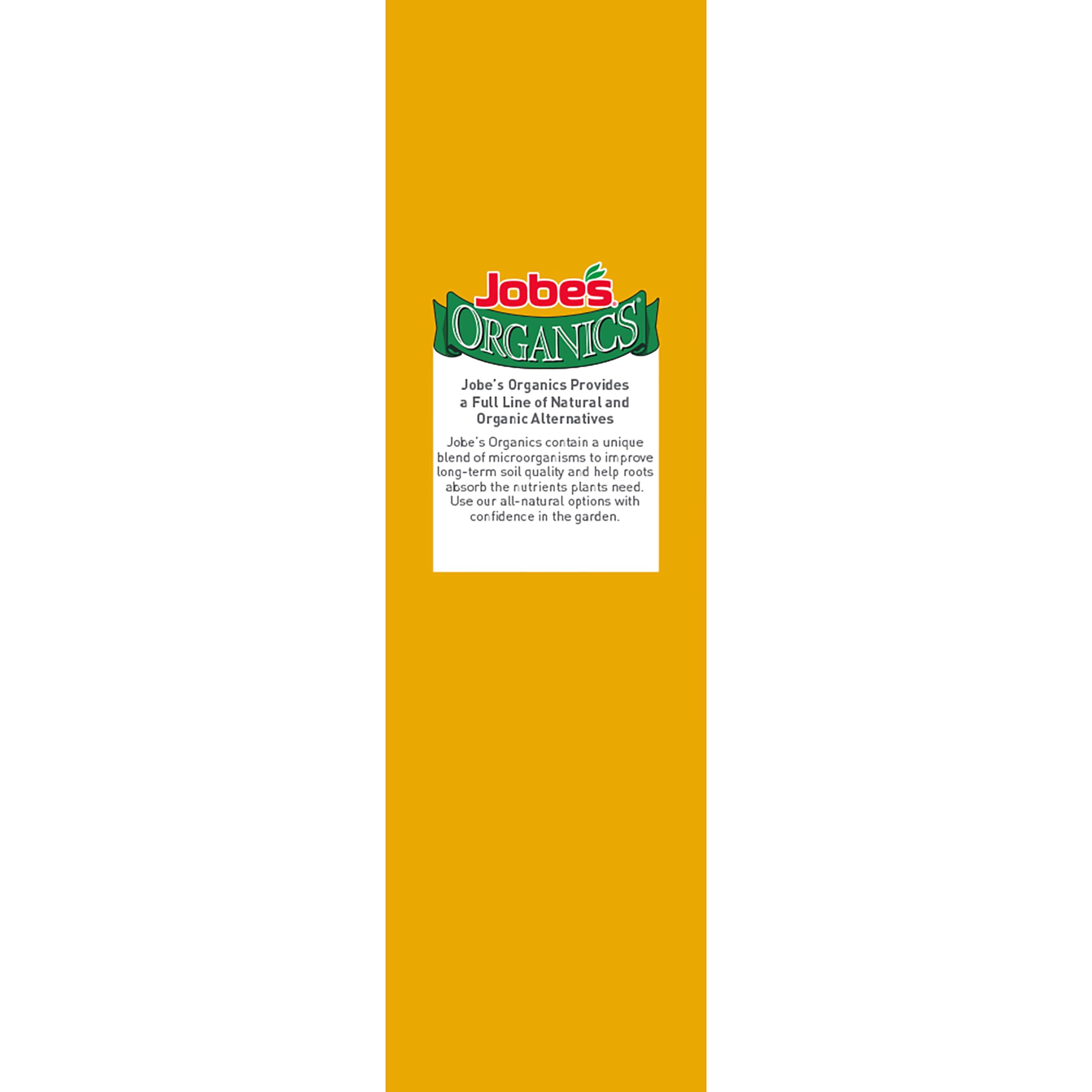 Jobe's Organics fertilizer is safe around children and pets, easing household use.