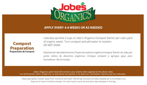Compost pile being treated with Jobe's Organics starter during mixing