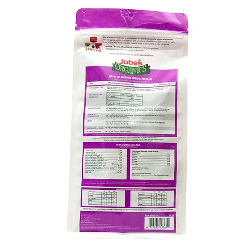 OMRI-listed certification marks trust for organic gardening with Jobe's lime.