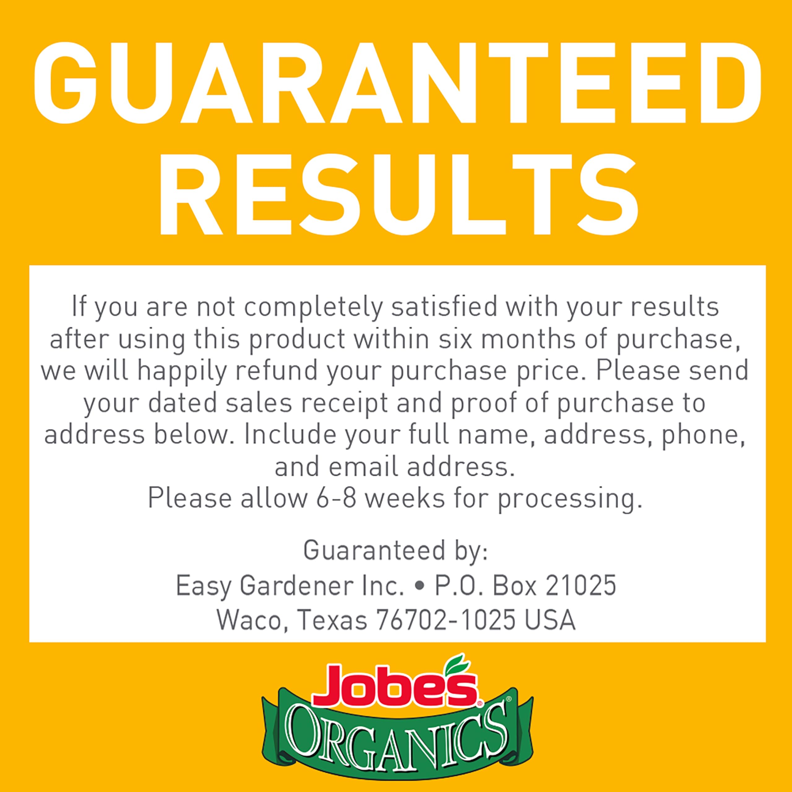 Jobe's Organics measured delivery demonstrates precise feeding.