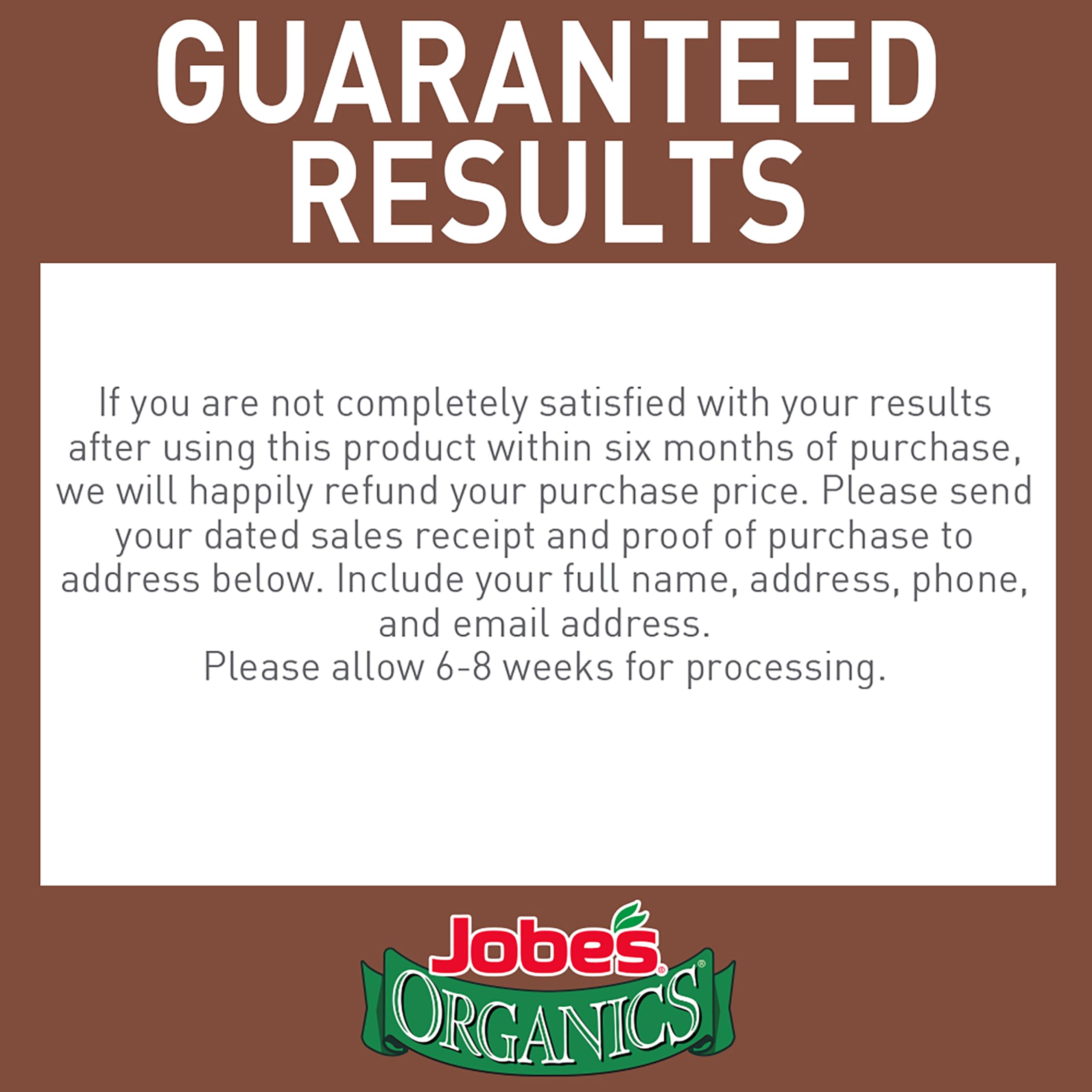 Jobe's Organics OMRI-listed blood meal indicating organic gardening compatibility.