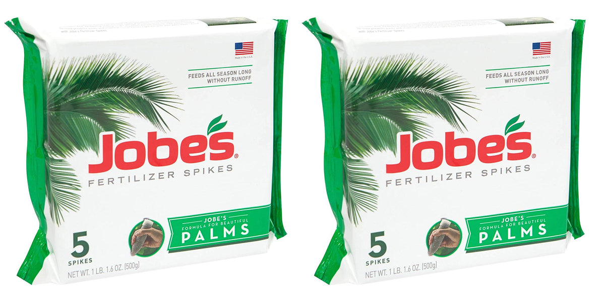 Jobe's Organics Palm Tree Fertilizer Spikes provide root nourishment for palms