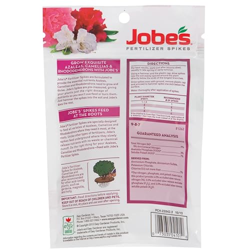 Jobe's Organics spikes in root zone provide targeted nourishment