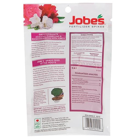 Jobe's Organics spikes in root zone provide targeted nourishment