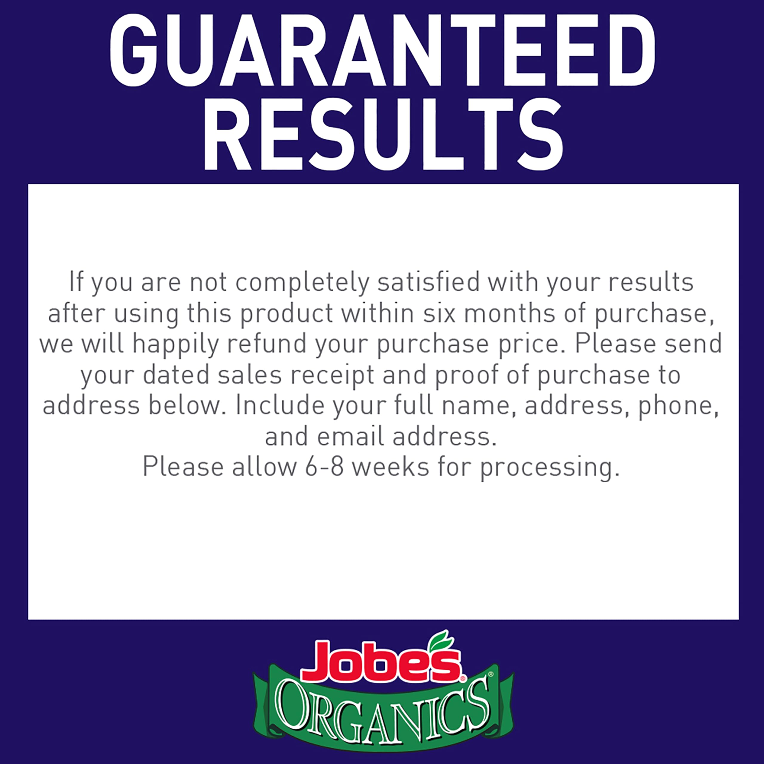 Sustainable garden with reduced runoff using Jobe's Organics fertilizer grains