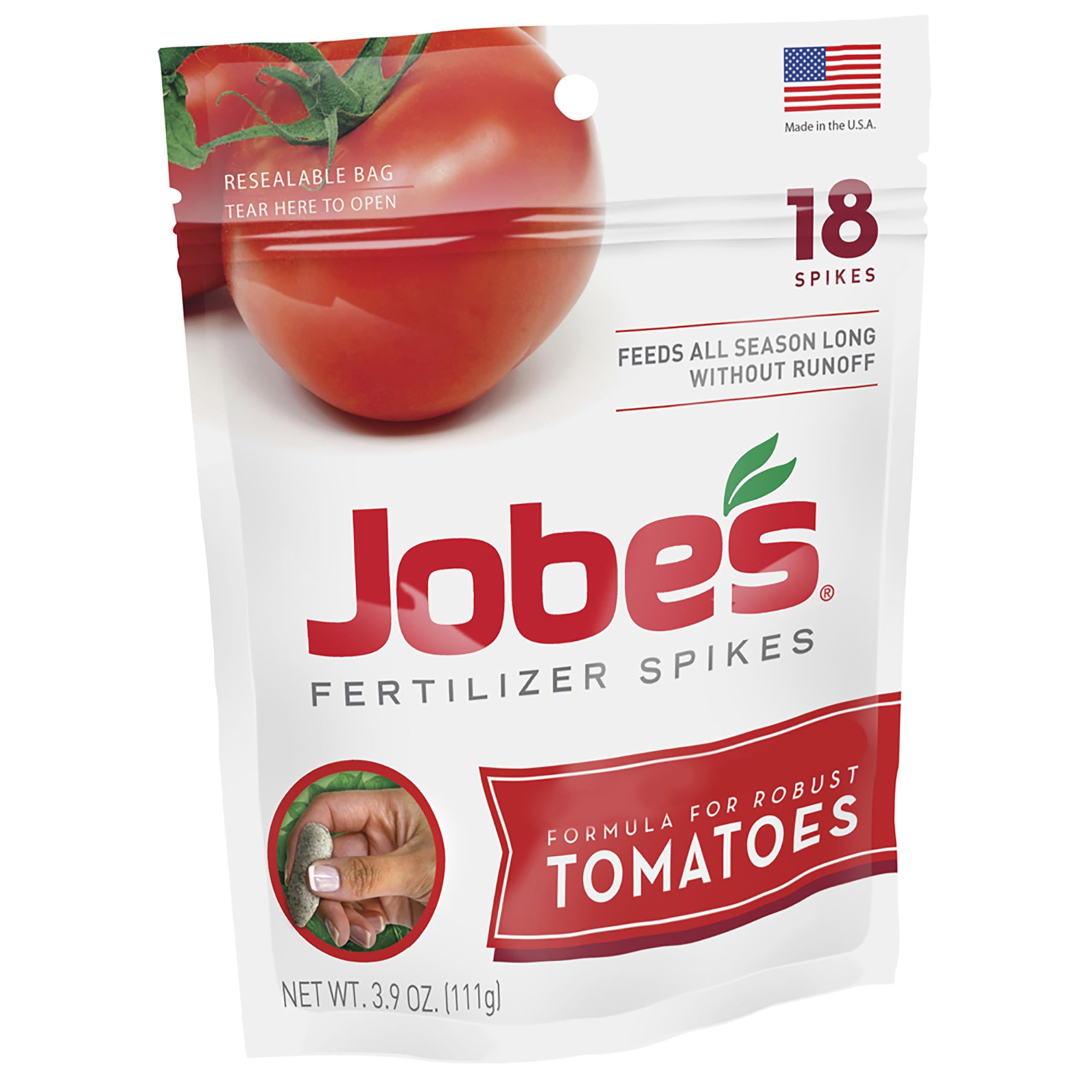 Jobe's Organics tomato spikes pack ready to use for root feeding