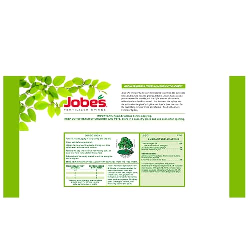 Jobe's 15-3-3 formula supports ongoing nourishment for acid-loving plants
