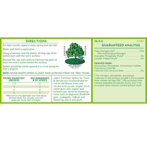 Jobe's slow-release system delivers nutrients all season for steady growth