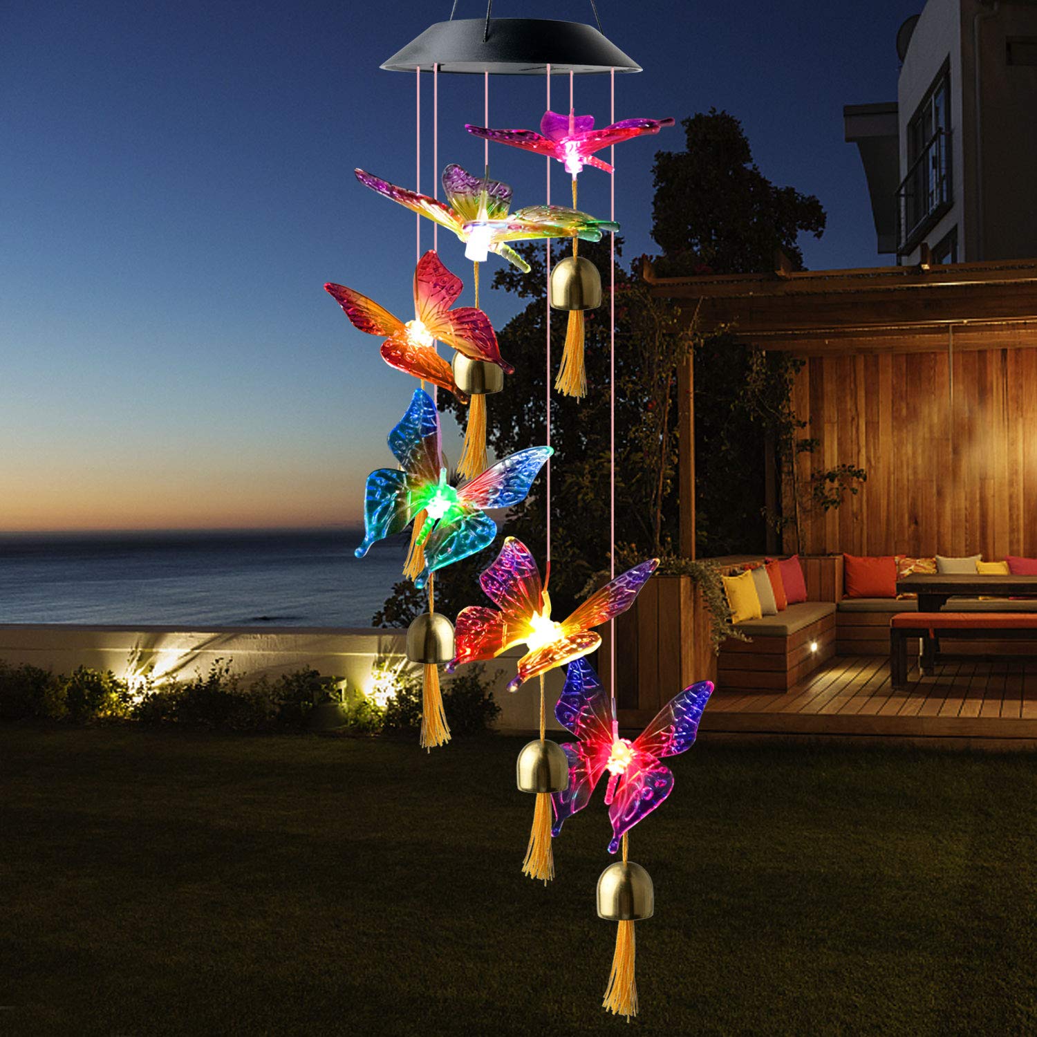 JOBOSI butterfly colour-changing butterflies create soft, evolving illumination.